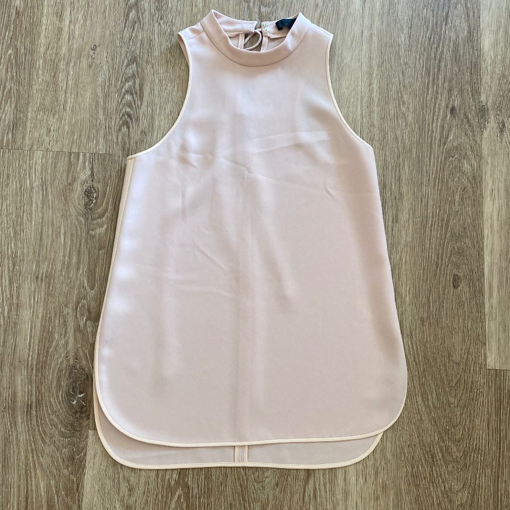 Alexander Wang Mock-Neck Back Tie Blouse in 0